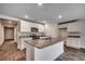Modern kitchen featuring an island with granite counters and stainless steel appliances at 572 Woodland Farms Circle, Aynor, SC 29511