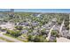 Community aerial view with neighborhood housing, nearby beach and the ocean at 6001-1872 S Kings Hwy., Myrtle Beach, SC 29575