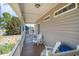 Relaxing covered patio with outdoor seating and scenic views at 6001-1872 S Kings Hwy., Myrtle Beach, SC 29575