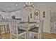 Charming dining area features stylish furnishings, light fixtures and decor at 601 Hillside Dr. N # 1405, North Myrtle Beach, SC 29582