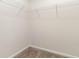 Unfinished walk-in closet, ready to be customized for your organizational needs at 619 Culmen Ct., Myrtle Beach, SC 29588