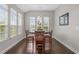 Inviting dining area with natural light and hardwood floors at 713 Garland Ct., Myrtle Beach, SC 29588