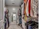 A well-organized walk-in closet providing ample storage space at 777 Woodland Farms Circle, Aynor, SC 29511