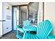 Private balcony featuring ocean views and comfortable seating, creating a relaxing outdoor space at 9550 Shore Dr. # 531, Myrtle Beach, SC 29572