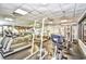 Well-equipped gym featuring treadmills, elliptical machines, and weightlifting equipment at 9550 Shore Dr. # 531, Myrtle Beach, SC 29572