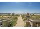 Direct beach access with social distancing measures, showcasing pristine sands and ocean views at 1200 N Ocean Blvd. # 710, Myrtle Beach, SC 29577