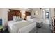 Serene bedroom with two beds, soft lighting, and comfortable furnishings for a relaxing stay at 1200 N Ocean Blvd. # 710, Myrtle Beach, SC 29577