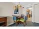 Cozy dining area near the kitchen with seating for four guests at 1200 N Ocean Blvd. # 710, Myrtle Beach, SC 29577