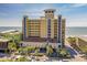 Holiday Pavilion hotel building offers ocean views with balconies, and is near parking, beach, and retail areas at 1200 N Ocean Blvd. # 710, Myrtle Beach, SC 29577