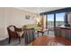 Bright living room area with balcony access and a fantastic ocean view at 1200 N Ocean Blvd. # 710, Myrtle Beach, SC 29577