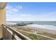 Beautiful ocean and pier view from the balcony of the unit at 1200 N Ocean Blvd. # 710, Myrtle Beach, SC 29577