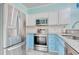 Bright kitchen with stainless steel appliances, granite countertops, white backsplash and stylish two-tone cabinetry at 130 Scotch Broom Dr. # H-103, Little River, SC 29566
