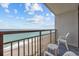 Oceanfront balcony featuring an ocean view and seating at 1501 S Ocean Blvd. # 1239, Myrtle Beach, SC 29577