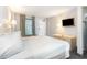 Inviting bedroom with television and plenty of natural light at 1501 S Ocean Blvd. # 842, Myrtle Beach, SC 29577