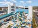 A vibrant waterpark with twisting slides and playful features, ideal for Gathering fun at 1501 S Ocean Blvd. # 842, Myrtle Beach, SC 29577