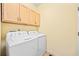Laundry area featuring a side-by-side washer and dryer at 1504 Sedgefield Dr., Murrells Inlet, SC 29576