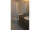 Bathroom with a shower and dark wood vanity at 1769 Crooked Pine Rd., Surfside Beach, SC 29575