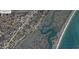 Aerial view of 18 Triggerfish Lane Murrells Inlet SC, positioned conveniently near the water at 18 Trigger Fish Ln., Murrells Inlet, SC 29576