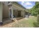 Rear patio featuring outdoor seating and a view of the lawn at 2728 Mercer Dr. # 2728, Conway, SC 29526