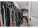 This closet features ample storage space with shelving and hanging racks for organization at 2728 Mercer Dr. # 2728, Conway, SC 29526