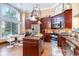 Well-equipped kitchen with stainless steel appliances, granite countertops, and a convenient island at 276 Waterfall Circle, Little River, SC 29566
