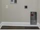 Laundry room showing hookups at 2919 Hughes Gasque Rd., Aynor, SC 29511