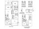 Detailed floor plan showcasing the layout of the first floor with optional upgrades and Primary bath options at 3024 Calusa Dr., Little River, SC 29566