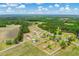 Expansive aerial view capturing the neighborhood and surrounding greenery at 3117 Chapel Rd., Loris, SC 29569