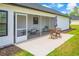 A charming screened-in porch featuring comfortable seating, perfect for relaxation and entertaining at 3117 Chapel Rd., Loris, SC 29569