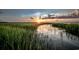 Beautiful marsh at sunset creating a picturesque scene of natural beauty and serenity at 3320 Bay View Ct., North Myrtle Beach, SC 29582