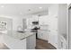 Modern kitchen features granite countertops, stainless steel appliances, and white cabinetry at 3324 Little Bay Dr., Conway, SC 29526