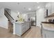 Gourmet kitchen featuring stainless steel appliances, granite countertops, and an island with seating at 4425 Honir Dr., Myrtle Beach, SC 29579