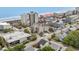 Aerial view of building and surrounding neighborhood at 4500 S Ocean Blvd. # 4, North Myrtle Beach, SC 29582