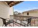 Private balcony offers seating and neighborhood views at 4500 S Ocean Blvd. # 4, North Myrtle Beach, SC 29582
