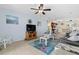 Open-concept living area with tiled flooring, comfortable furnishings, and a seamless flow to the kitchen at 4500 S Ocean Blvd. # 4, North Myrtle Beach, SC 29582