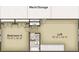 Upstairs floorplan shows loft, bath, and bedroom with dimensions at 489 Rose Fountain Dr., Myrtle Beach, SC 29579