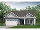 Charming single-story home featuring a two-car garage, manicured lawn, and inviting entrance at 520 Sheepbridge Way, Loris, SC 29569