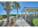 Beach side pavilion featuring ocean access and beautiful views at 5511 North Ocean Blvd. # 105, Myrtle Beach, SC 29577