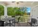 Relaxing balcony view overlooking lush greenery and a golf course at 5751 Oyster Catcher Dr. # 431, North Myrtle Beach, SC 29582
