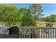 Charming balcony view of a golf course, perfect for morning relaxation at 5751 Oyster Catcher Dr. # 431, North Myrtle Beach, SC 29582