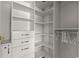 Walk-in closet with extensive storage, shelving, and drawers at 5751 Oyster Catcher Dr. # 431, North Myrtle Beach, SC 29582