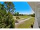Expansive view of lush golf course from the covered balcony at 5751 Oyster Catcher Dr. # 431, North Myrtle Beach, SC 29582