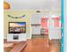 Living room featuring hardwood floors, beach decor, and an open layout at 6001-1592 South Kings Hwy., Myrtle Beach, SC 29575