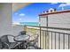Balcony seating offers stunning ocean views, perfect for relaxation and enjoying the sea breeze at 7200 Ocean Blvd. N # 664, Myrtle Beach, SC 29572