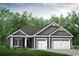 Charming single-story home with a welcoming facade, a two-car garage, and manicured landscaping at 807 Big Cedar Dr., Loris, SC 29569