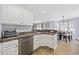 Convenient kitchen area with stainless steel appliances and bright cabinets at 1097 Stoney Falls Blvd., Myrtle Beach, SC 29579