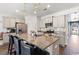 Modern kitchen with granite countertops, stainless steel appliances, and breakfast bar at 112 Rialto Dr., Conway, SC 29526
