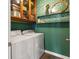 Well-organized laundry room with modern washer and dryer, with great shelving space at 112 Rialto Dr., Conway, SC 29526