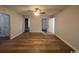 Spacious bedroom featuring new hardwood flooring and a ceiling fan at 116 Hickory Dr., Conway, SC 29526