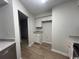 This kitchen area offers granite countertops and ample white cabinets at 116 Hickory Dr., Conway, SC 29526